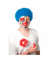 Tradineur - Flor de payaso de plástico con chorro de agua, complementos de disfraces de adulto, carnaval, halloween, circo, fies