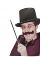 Set de mago, incluye varita, pajarita y bigote, complementos de disfraces, carnaval, halloween, magia, fiestas, cumpleaños, negr