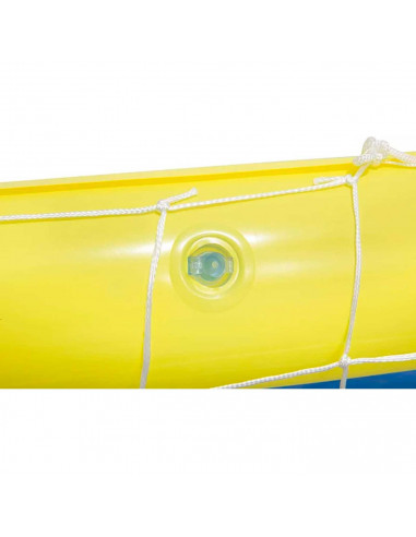 Tradineur - Portería de waterpolo hinchable con pelota, flotante, inflables para piscina, diversión, verano, 76 x 142 cm, diseño