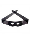 Clásico antifaz de tela color negro para jóvenes y adultos para carnaval, halloween y celebraciones. Tamaño 7 x 18 cm