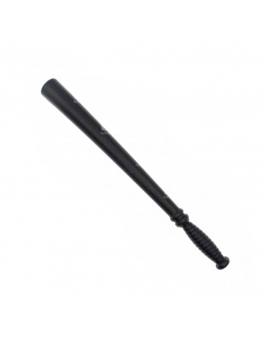 Magnífica porra de policía color negro, ideal para complementar disfraces en carnaval, halloween y celebraciones. Tamaño: 50 x 4