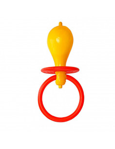 Tradineur - Chupete gigante de plástico para jóvenes y adultos, complemento para carnaval, halloween y celebraciones, 26 x 12 x