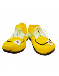Clásicos zapatos de payaso de látex de color aleatorio para jóvenes y adultos, complemento para carnaval, halloween y celebracio