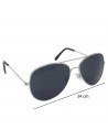 Gafas de policía de color negro para jóvenes y adultos, complemento para carnaval, halloween y celebraciones. Tamaño: 5 x 14 x 1