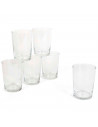 Tradineur - Juego de 12 vasos, 50 cl "Bodega", pack vasos de cristal templado, resistente, ligero, aptos para lavavajillas, 12 x