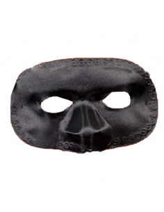 Antifaz de flecos de color negro para jóvenes y adultos, complemento para carnaval, halloween y celebraciones. Tamaño: 10 x 17 x
