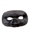 Antifaz de flecos de color negro para jóvenes y adultos, complemento para carnaval, halloween y celebraciones. Tamaño: 10 x 17 x