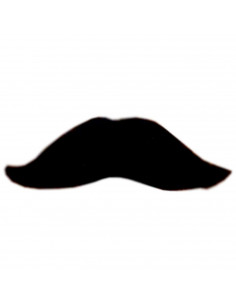 Bigote adhesivo de color negro de modelos aleatorios para jóvenes y adultos, complemento para carnaval, halloween y celebracione