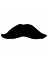 Bigote adhesivo de color negro de modelos aleatorios para jóvenes y adultos, complemento para carnaval, halloween y celebracione