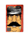 Bigote adhesivo de color negro de modelos aleatorios para jóvenes y adultos, complemento para carnaval, halloween y celebracione
