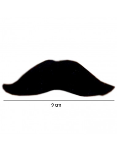 Bigote adhesivo de color negro de modelos aleatorios para jóvenes y adultos, complemento para carnaval, halloween y celebracione
