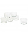 Tradineur - Juego de 12 vasos, 23 cl "Bodega". Pack de 12 vasos de cristal templado, resistente, ligero, aptos para lavavajillas
