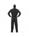 Disfraz de ninja de color negro para jóvenes y adultos para carnaval, halloween, celebraciones, Talla única