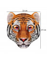 Careta de bebé tigre para niños para combinar con disfraces para carnaval, halloween y celebraciones. Tamaño: 37 x 33 x 3 cm