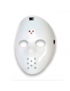 Careta de hockey de color blanco para jóvenes y adultos para carnaval, Halloween, fiestas de cumpleaños u otras celebraciones. T