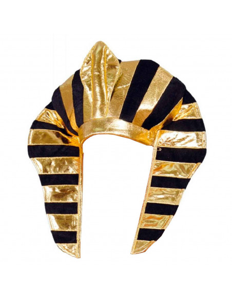 Sombrero de faraón para jóvenes y adultos - Carnaval, Halloween, fiestas de cumpleaños u otras celebraciones (Negro y dorado, 39 Sombrero de faraón para jóvenes y adultos - Carnaval, Halloween, fiestas de cumpleaños u otras celebraciones (Negro y dorado, 39