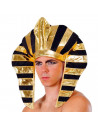 Sombrero de faraón para jóvenes y adultos - Carnaval, Halloween, fiestas de cumpleaños u otras celebraciones (Negro y dorado, 39