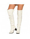 Par de cubre botas de color blanco para jóvenes y adultos para jóvenes y adultos para carnaval, Halloween, fiestas de cumpleaños