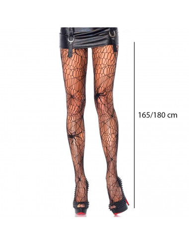 Pantis con diseño de red de telarañas de color negro para jóvenes y adultos para carnaval, Halloween, fiestas de cumpleaños u ot