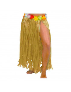 Falda hawaiana a tiras de color aleatorio para los infantes de la casa para disfrazarse en carnaval, Halloween y celebraciones.
