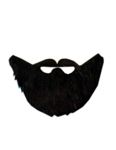 Barba con bigote, complemento para disfraces de carnaval, halloween, cosplay, 25 x 21,5 x 0,5 cm, modelo y color aleatorio Barba con bigote, complemento para disfraces de carnaval, halloween, cosplay, 25 x 21,5 x 0,5 cm, modelo y color aleatorio
