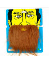 Barba con bigote, complemento para disfraces de carnaval, halloween, cosplay, 25 x 21,5 x 0,5 cm, modelo y color aleatorio