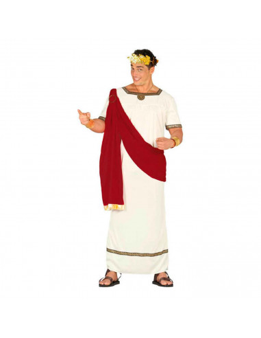 Disfraz de August, bata romana con mantón para jóvenes y adultos para carnaval, halloween, celebraciones. Talla XL