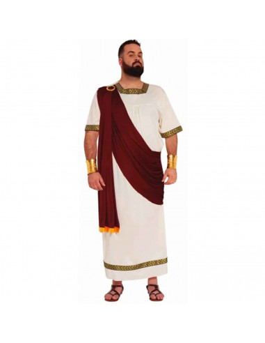 Disfraz de August, bata romana con mantón para jóvenes y adultos para carnaval, halloween, celebraciones. Talla XL