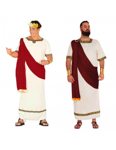 Disfraz de August, bata romana con mantón para jóvenes y adultos para carnaval, halloween, celebraciones. Talla XL