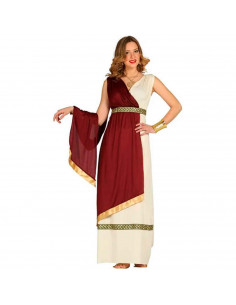 Disfraz de Romana, bata romana con mantón rojo para jóvenes y adultos para carnaval, halloween y celebraciones. Talla M