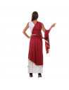 Disfraz de Romana, bata romana con mantón rojo para jóvenes y adultos para carnaval, halloween y celebraciones. Talla M