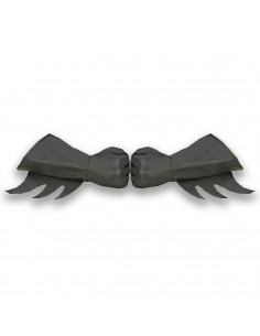 Magníficos guantes de superhéroe de color negro con puntas para jóvenes y adultos, complemento para carnaval, halloween y otras