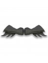 Magníficos guantes de superhéroe de color negro con puntas para jóvenes y adultos, complemento para carnaval, halloween y otras