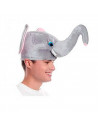 Gorro de elefante de color gris con orejas y ojos para niños, complemento para carnaval, halloween y otras celebraciones. Talla