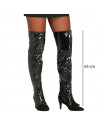 Par de cubre botas de color negro para jóvenes y adultos para jóvenes y adultos para carnaval, Halloween, fiestas, celebraciones
