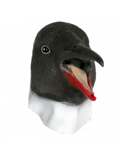 Careta de pingüino de látex para jóvenes y adultos, complemetos de disfraces para carnaval, halloween u otras celebraciones. Tam