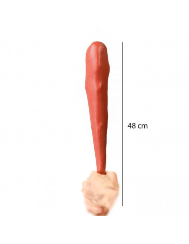 Maza cavernícola de color marrón con sonido para niños, complemento para disfraces en carnaval, halloween u otras celebraciones.