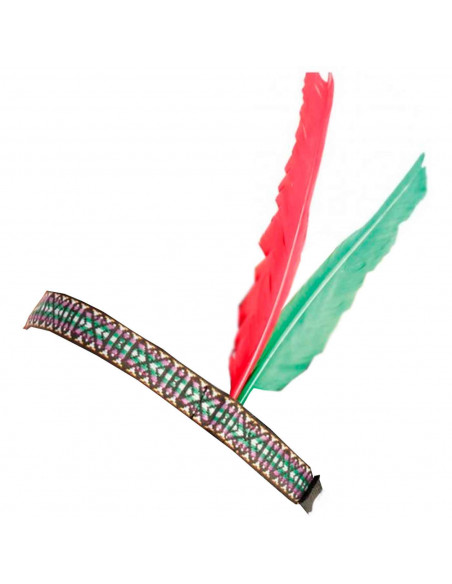 Penacho de nativo americano con plumas para jóvenes y adultos, complemento para carnaval, halloween,celebraciones. 24 x 11 x 0,2 Penacho de nativo americano con plumas para jóvenes y adultos, complemento para carnaval, halloween,celebraciones. 24 x 11 x 0,2