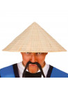 Sombrero chino de paja vietnamita para jóvenes y adultos, complemento para carnaval, halloween, fiestas de cumpleaños, celebraci