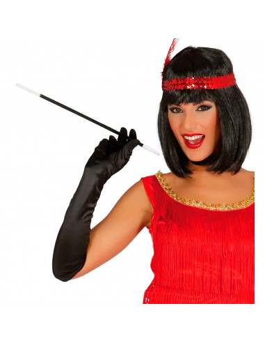 Boquilla de cigarro de color negro para jóvenes y adultos, complemento para carnaval, halloween, fiestas de cumpleaños, celebrac