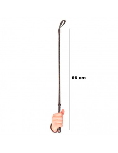 Tradineur - Fusta de cuero para adulto, accesorio para disfraz de domador, bad boy, carnaval, Halloween, cosplay, fiestas (Negro