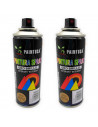 Montoro - Pack de 2 botes de pintura en spray M309 Oro Brillo 200 ml. Válidos para multitud de materiales de interior y exterior