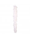 Boa de plumas de color blanco para jóvenes y adultos, complemento para carnaval, halloween, fiestas, celebraciones. Longitud: 18