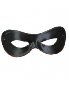 Antifaz de pierrot de color negro para jóvenes y adultos, complemento para carnaval, halloween, fiestas, celebraciones. 6,5 x 17