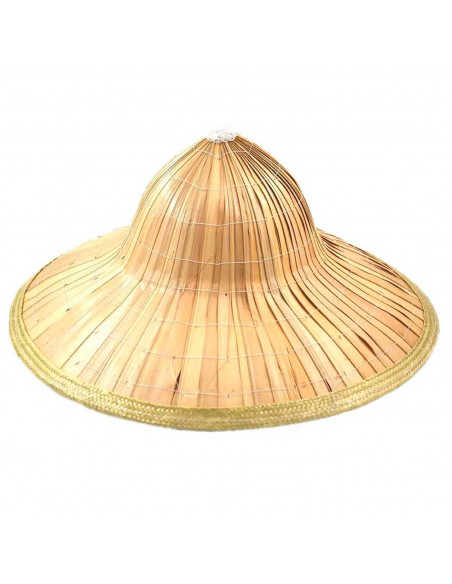 Sombrero chino de paja vietnamita para jóvenes y adultos, complemento para carnaval, halloween, fiestas, celebraciones. 20 x 40 Sombrero chino de paja vietnamita para jóvenes y adultos, complemento para carnaval, halloween, fiestas, celebraciones. 20 x 40