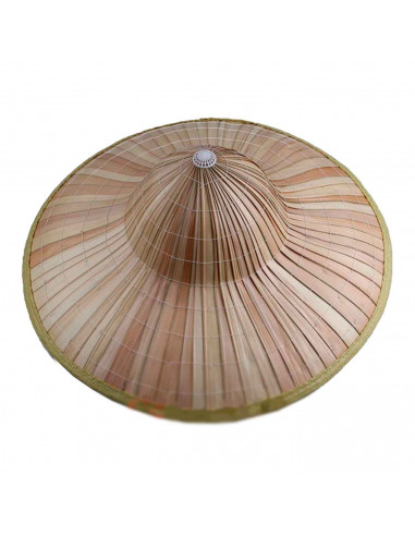 Sombrero chino de paja vietnamita para jóvenes y adultos, complemento para carnaval, halloween, fiestas, celebraciones. 20 x 40
