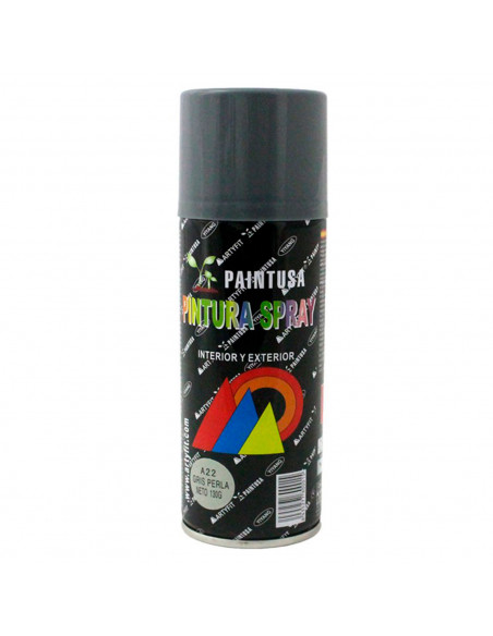 Montoro - Bote de pintura en spray A22 Gris Perla 200 ml. Válido para multitud de materiales de interior y exterior