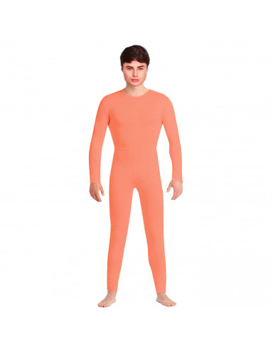 Mono maillot de color baige para jovenes y adultos para carnaval, halloween, fiestas, celebraciones. Talla L