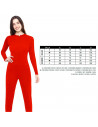 Mono maillot de color rojo para jovenes y adultos para carnaval, halloween, fiestas, celebraciones. Talla L