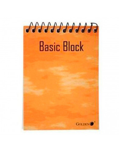 Pack de 10 cuadernos cuadriculados 12º con espiral superior 12 x 8,5 cm. Libretas apuntes, blocs de notas con anilla superior, 8